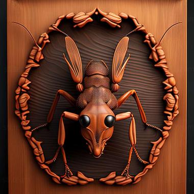 3D модель Camponotus fulvopilosus (STL)